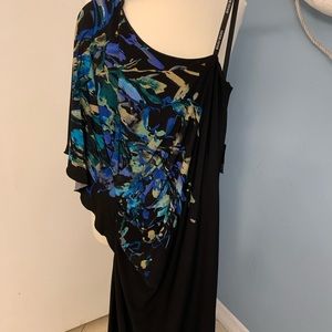 One shoulder bisou bisou dress